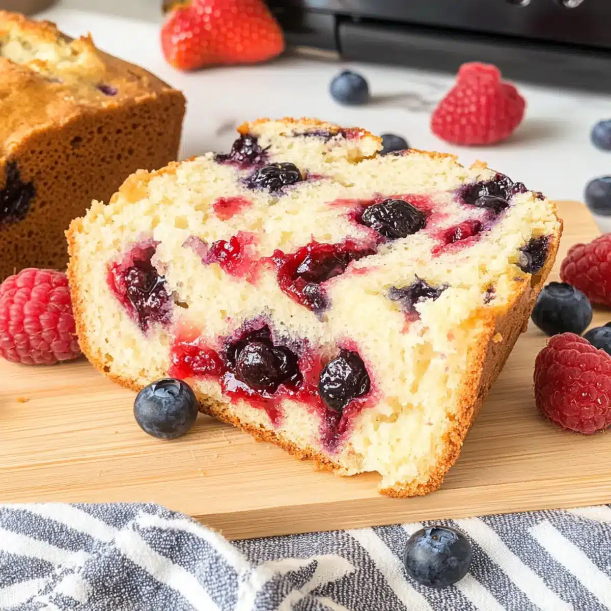 Triple Berry Bread