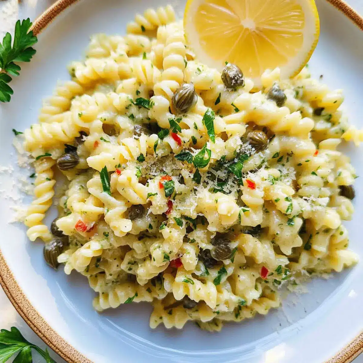 Lemon Caper Pasta