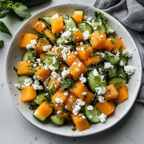 Cantaloupe Melon Spring Salad