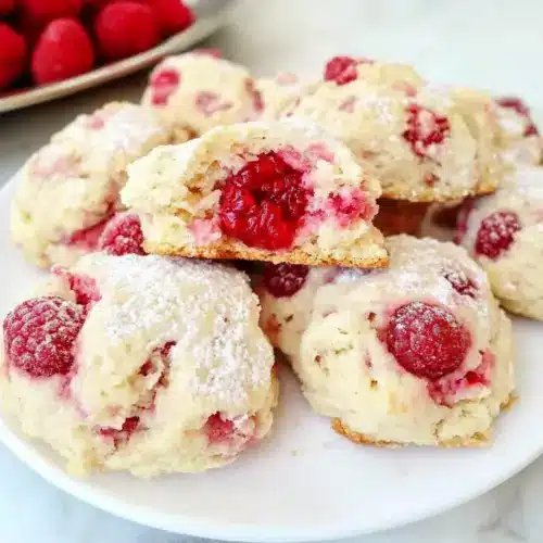 mother's day Raspberry Cream Cheese Scones