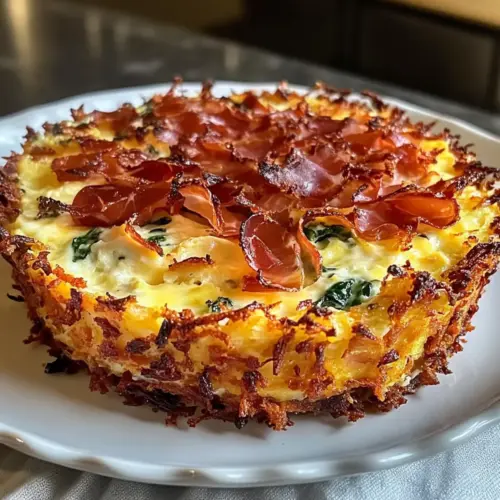 Crispy Hash Brown Crust Quiche