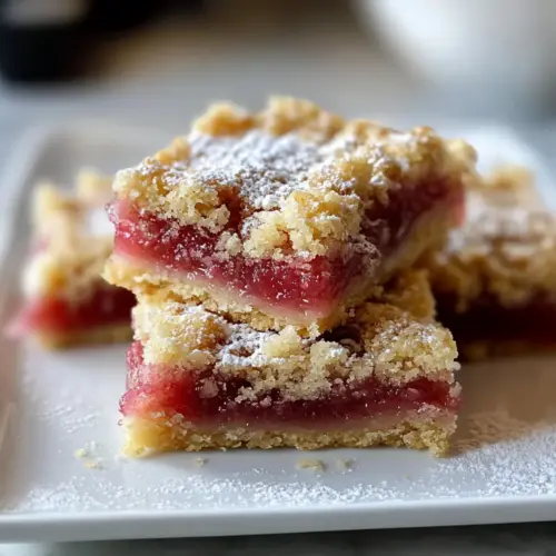 Rhubarb Dream Bars
