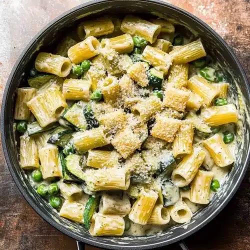 Garlic Spring Vegetable Pasta Primavera