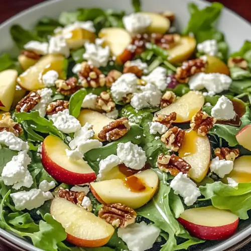 Honeycrisp Apple and Feta Spring Salad