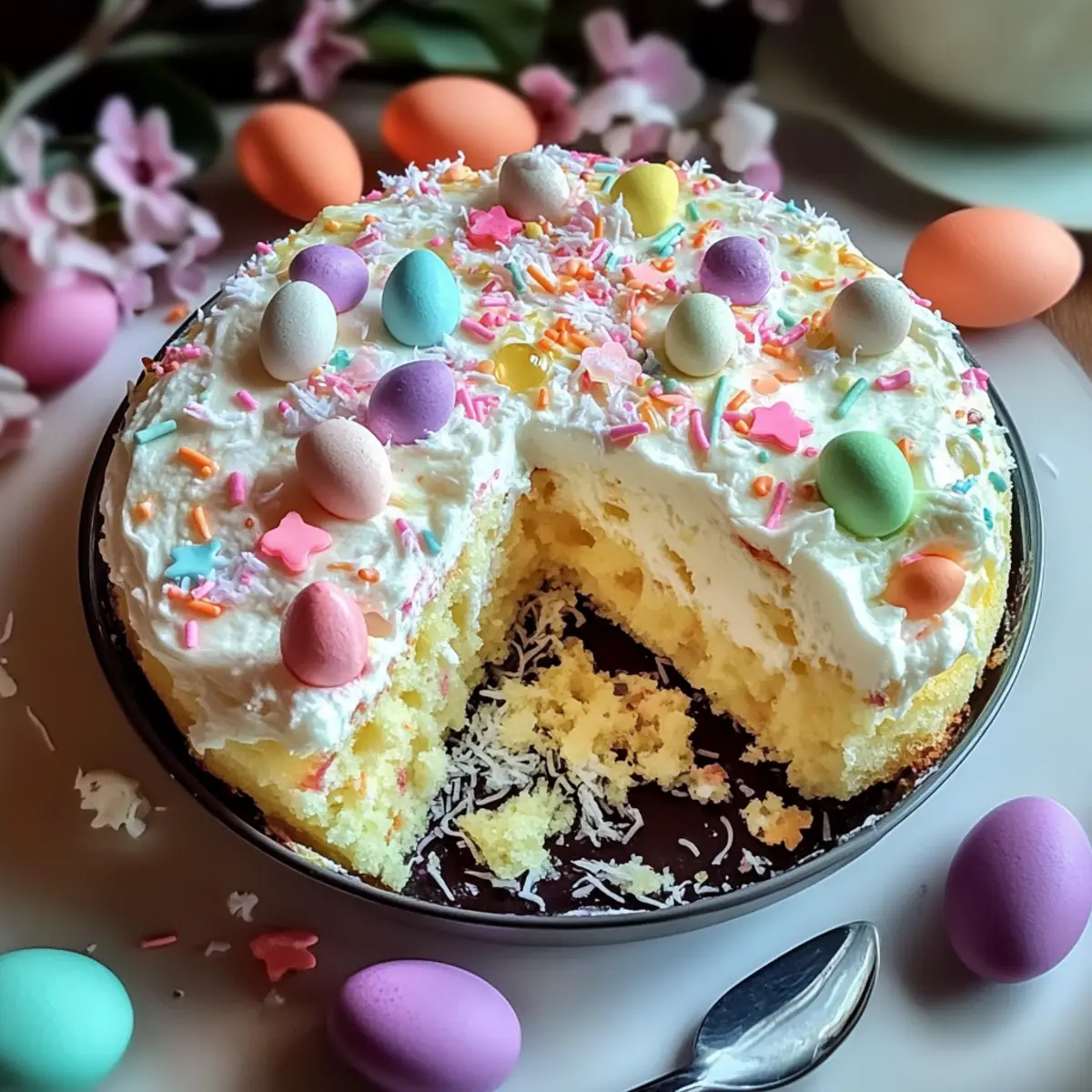 Easter Poke Cake