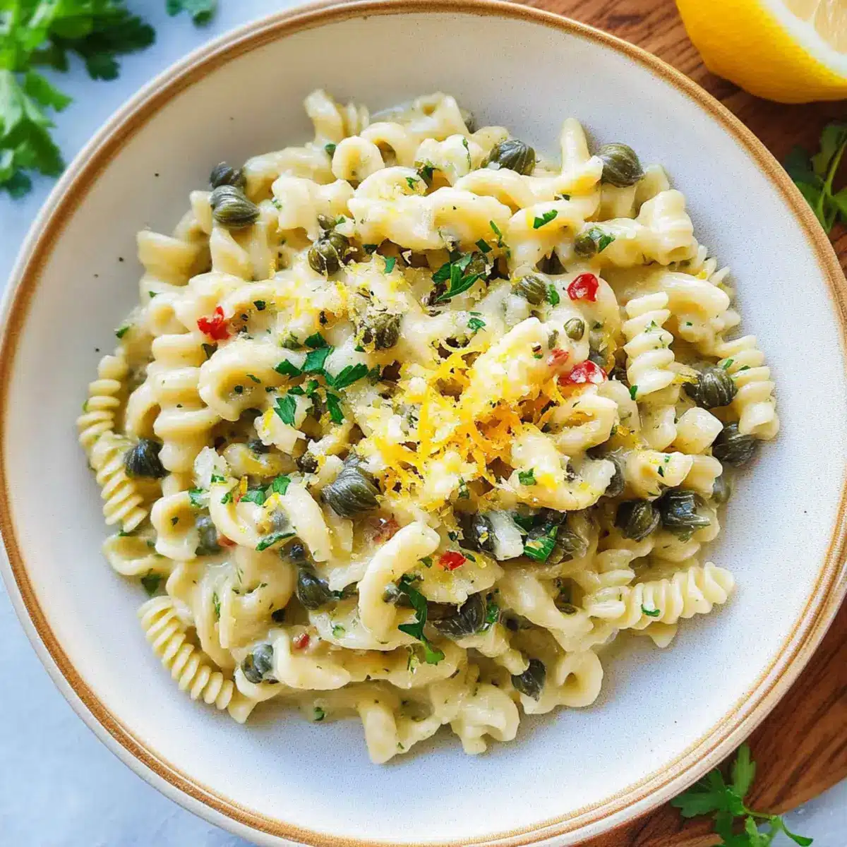 Lemon Caper Pasta