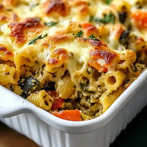 Mediterranean Vegetable Pasta Bake