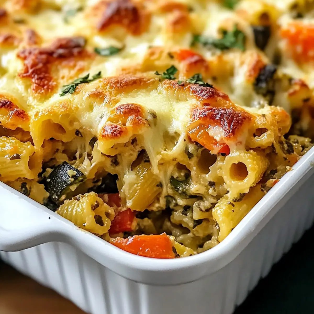 Mediterranean Vegetable Pasta Bake