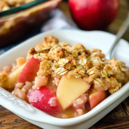 Apple Rhubarb Crumble