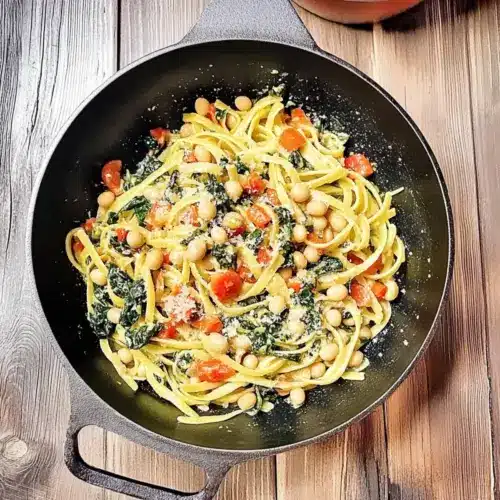 Pasta with Spinach & Cannellini Beans