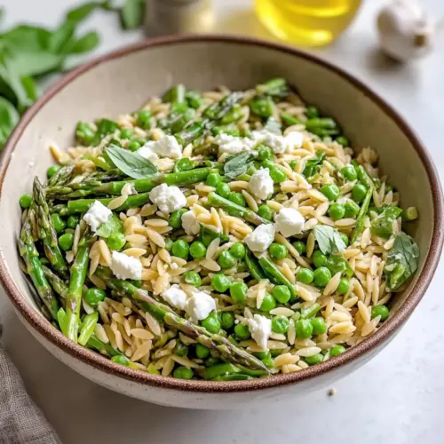 Spring Orzo Pasta Salad