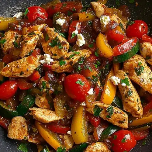 Mediterranean Chicken Stir Fry