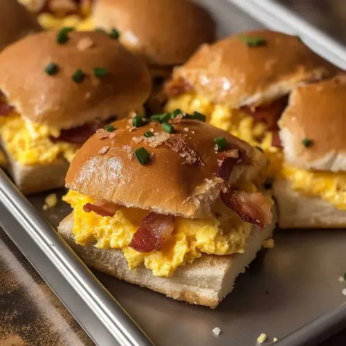 Hawaiian Roll Breakfast Sliders