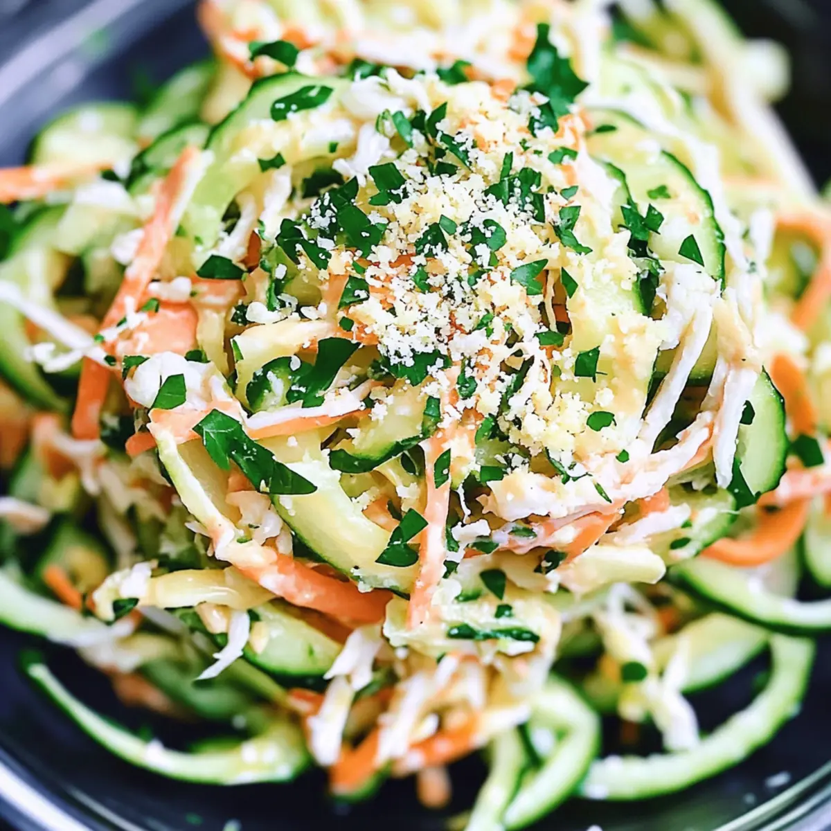 Spicy Crab Cucumber Salad