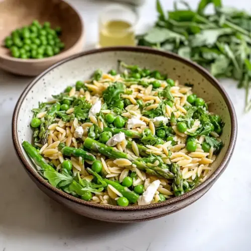 Spring Orzo Pasta Salad
