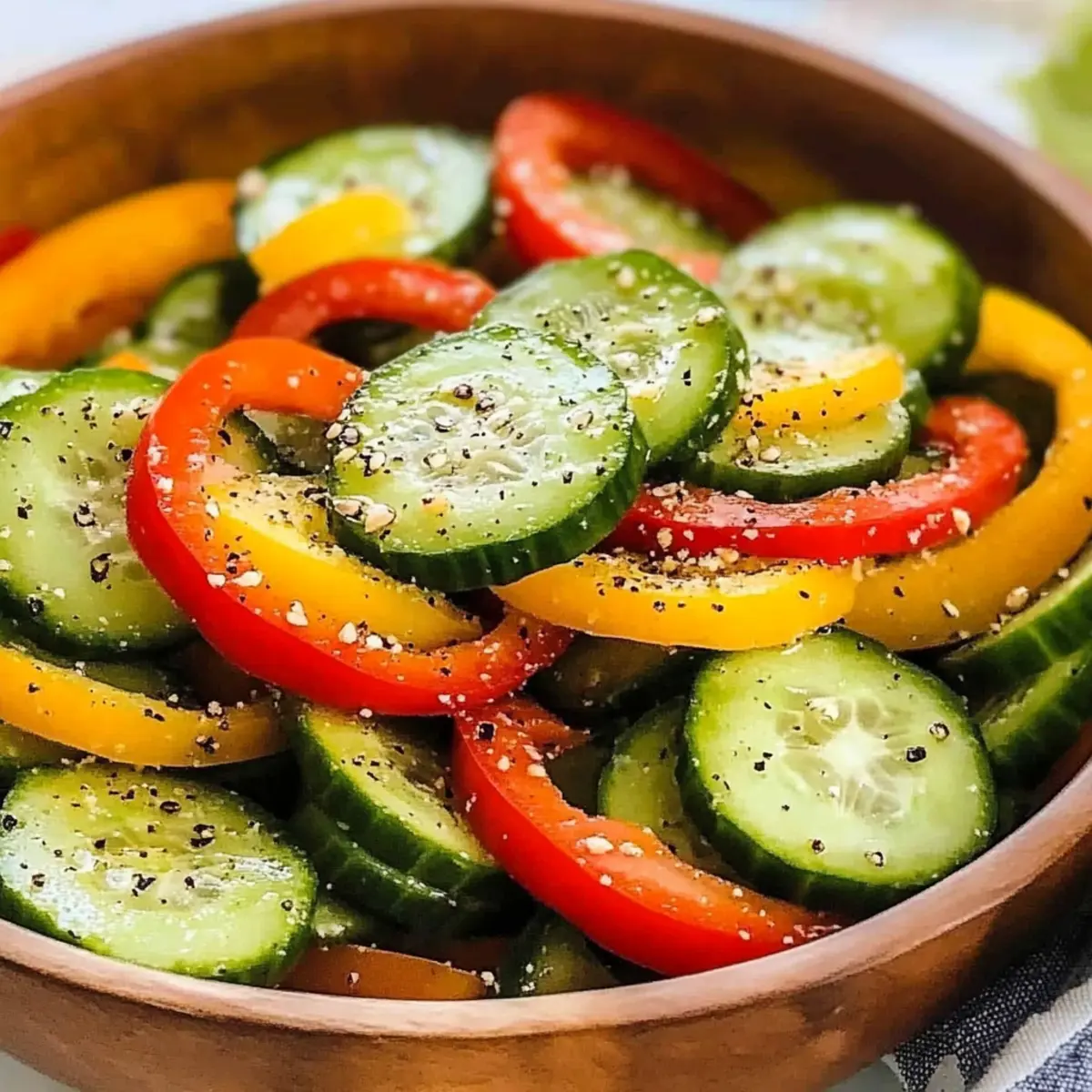 Cucumber Pepper Salad