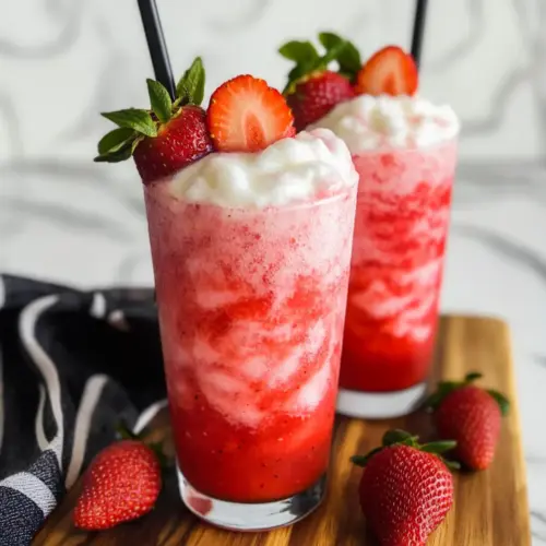 Dirty Strawberry Soda