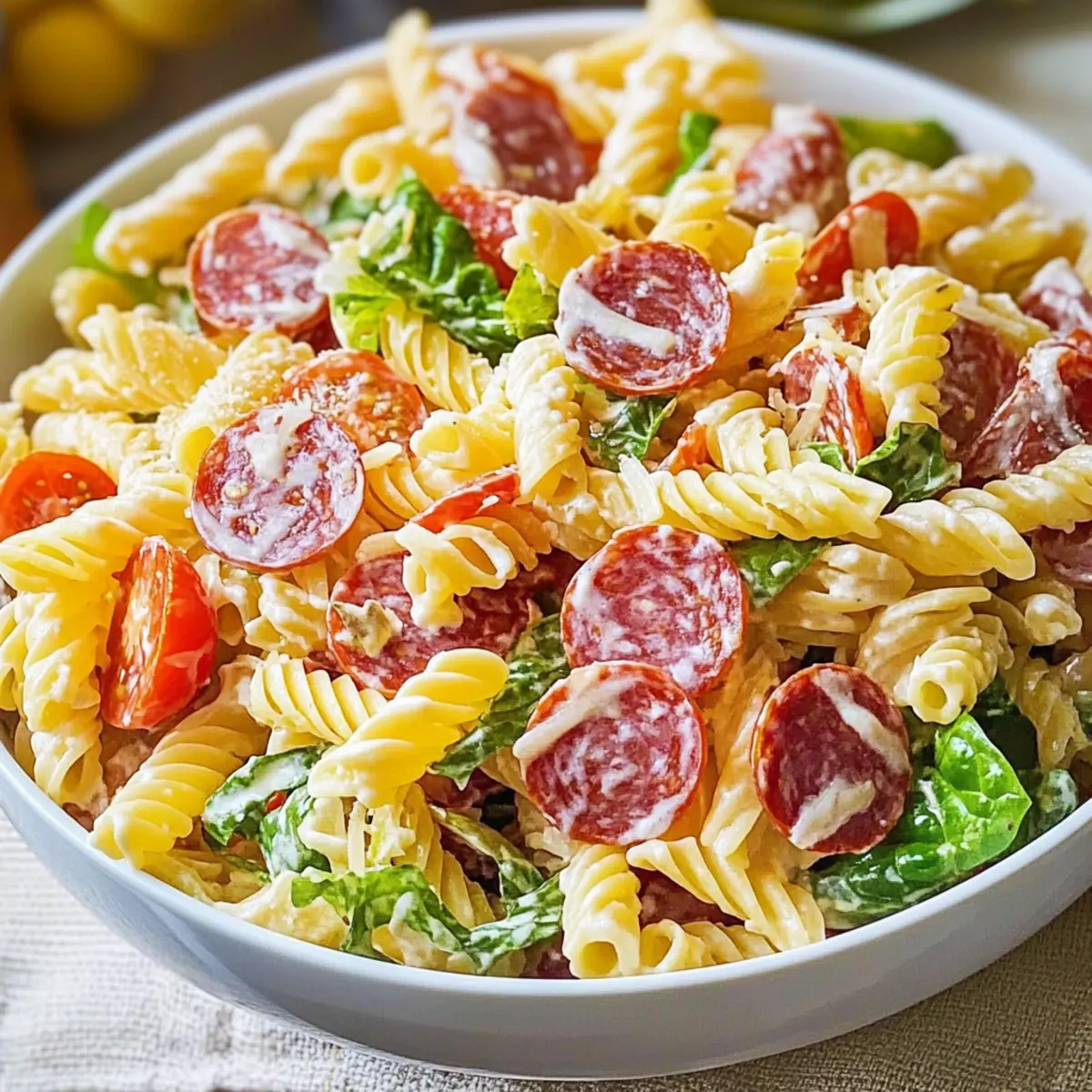 Italian Grinder Pasta Salad