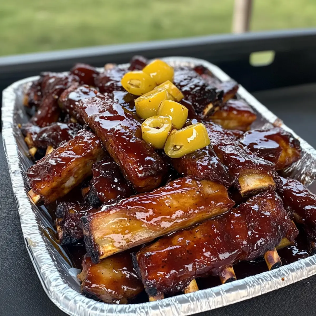 Honey Jalapeño Party Ribs