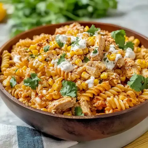Mexican Street Corn Chicken Pasta