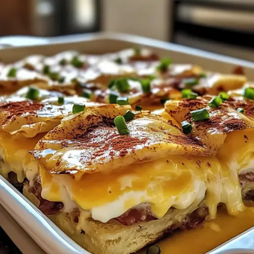 Gaines Eggs Benedict Casserole brunch