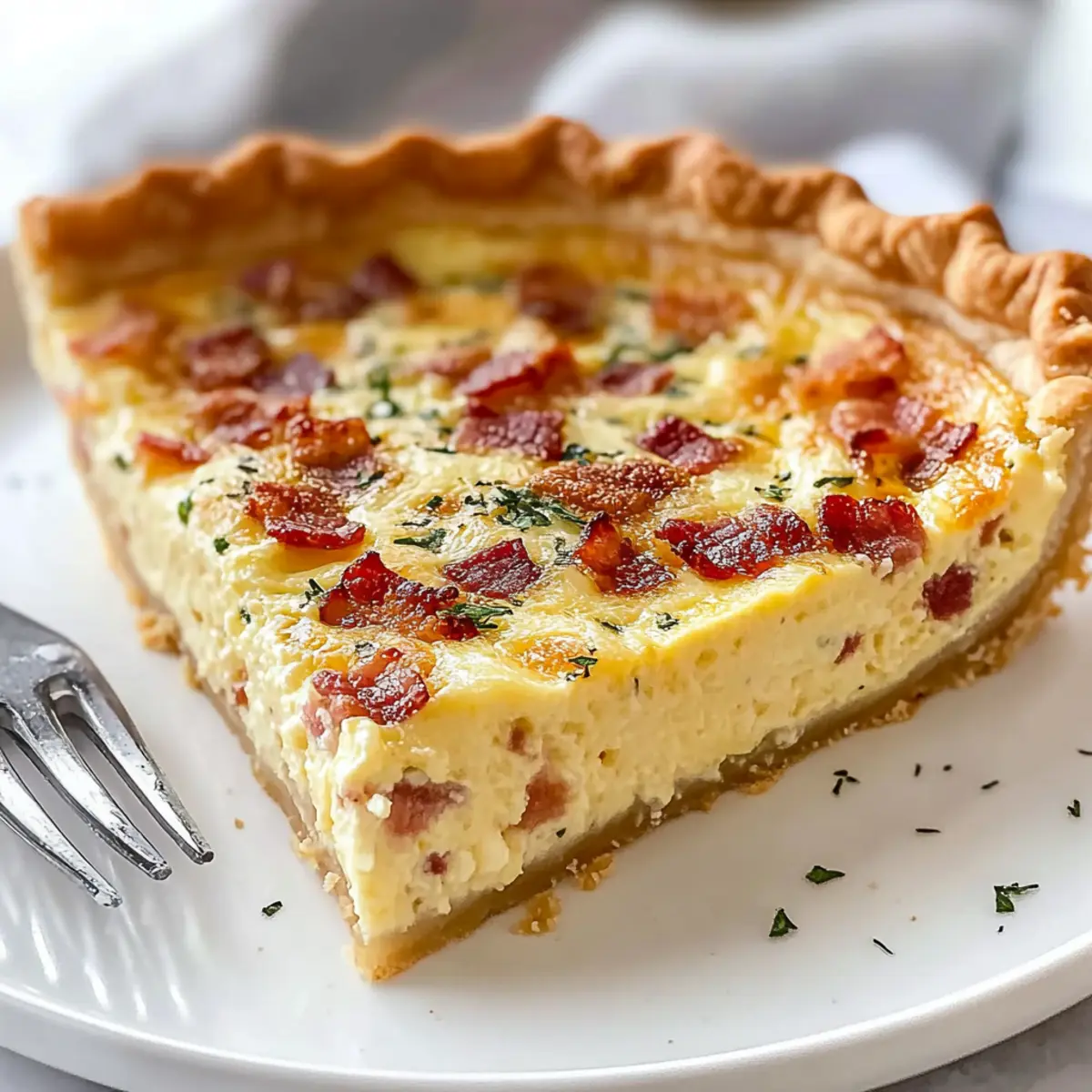 Quiche Lorraine brunch