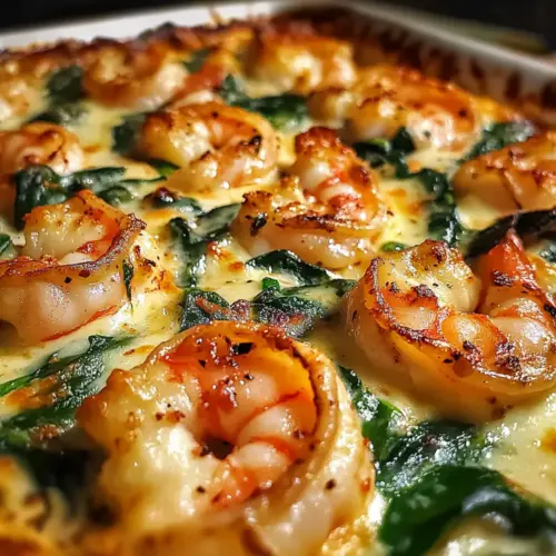 Low-Carb Shrimp Tuscan Bake