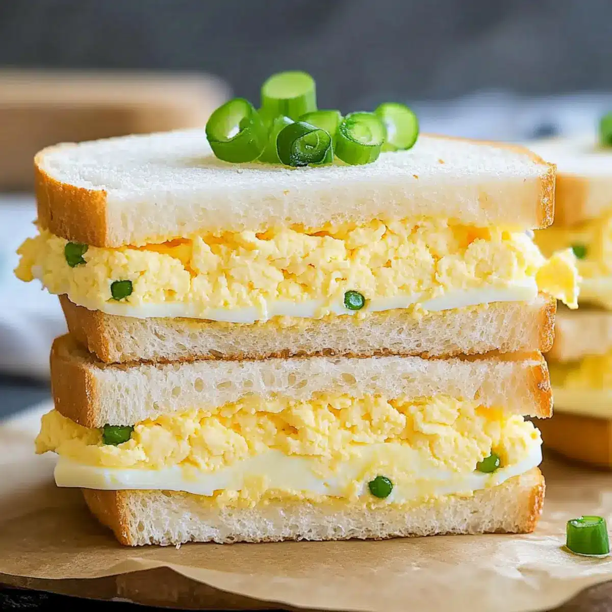 Japanese Egg Salad Sandwiches
