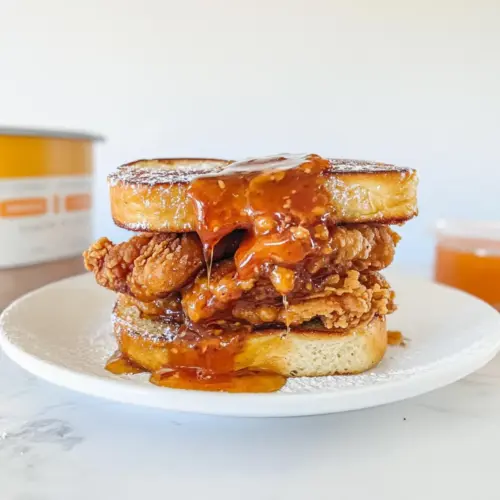 French Toast Fried Chicken Sandwich