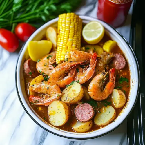 Slow Cooker Shrimp Boil