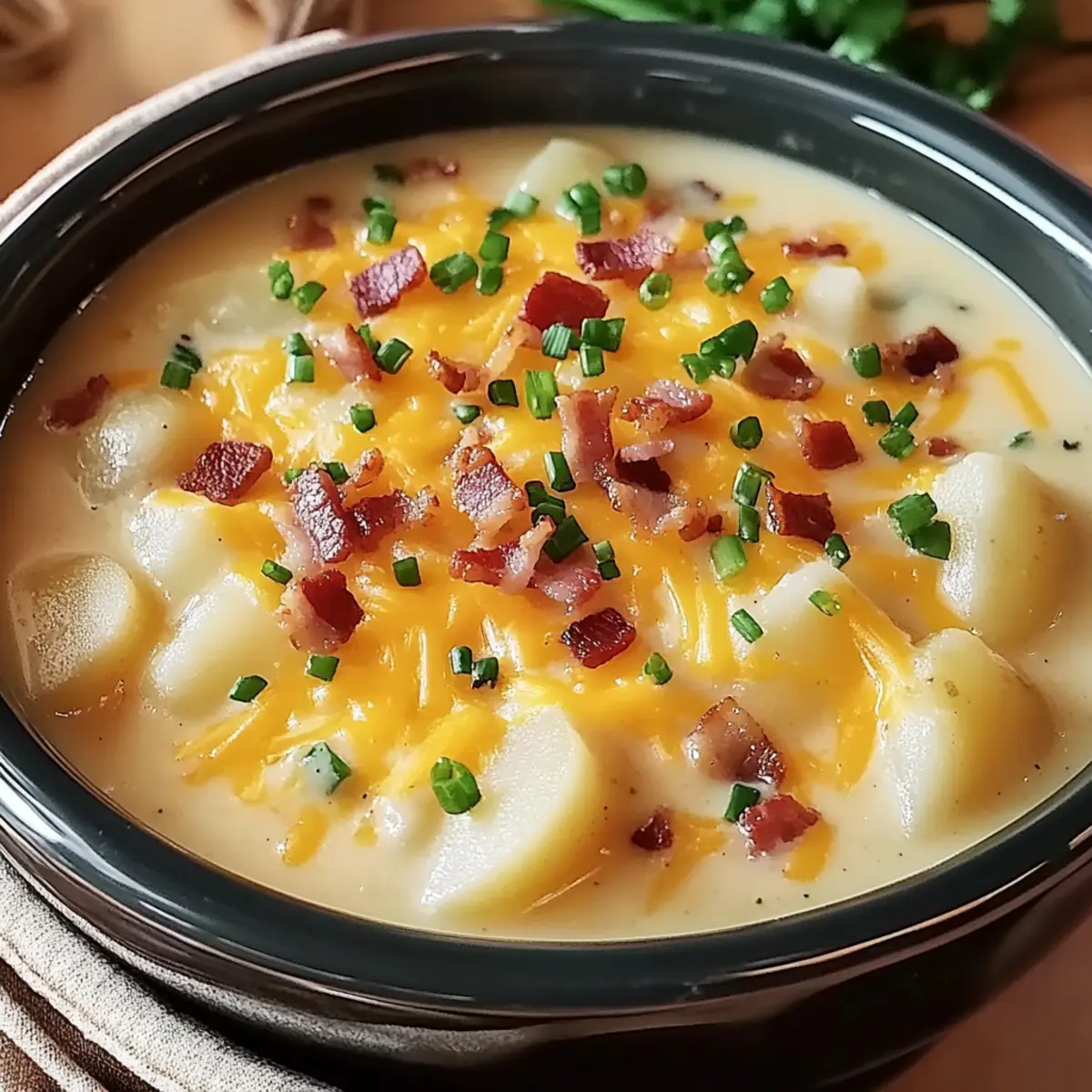 Crock Pot Crack Potato Soup
