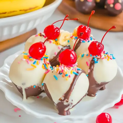 Banana Split Truffles