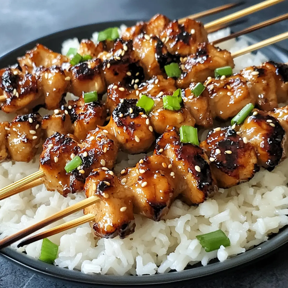 Teriyaki Chicken Skewers