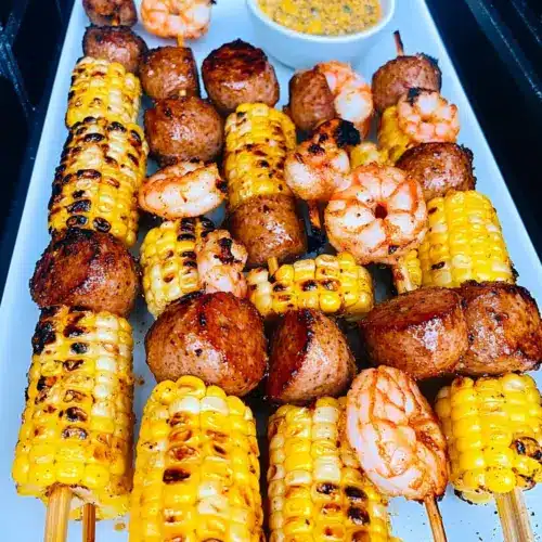 Grilled Shrimp Boil Kabobs