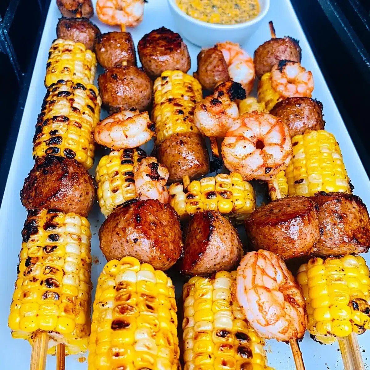 Grilled Shrimp Boil Kabobs