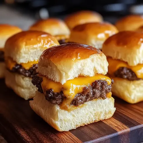 Cheeseburger Sliders Hawaiian Rolls