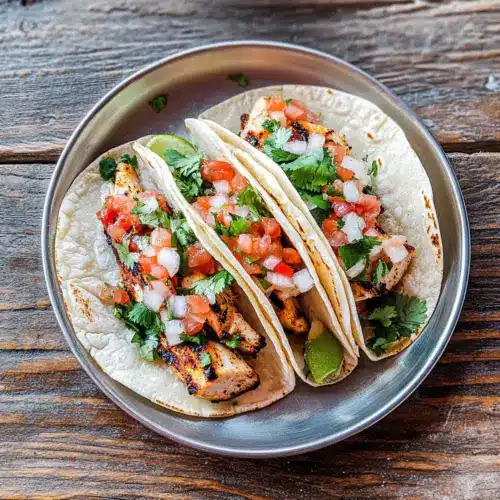 Cilantro Lime Grilled Chicken Tacos