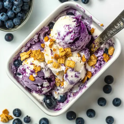 Blueberry Cheesecake Ice Cream