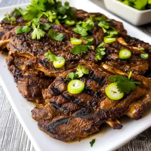 Grilled Mexican Flanken Short Ribs