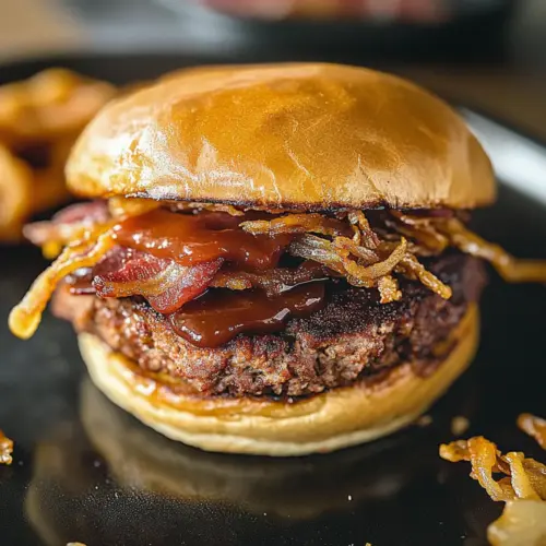 BBQ Meatloaf Burger