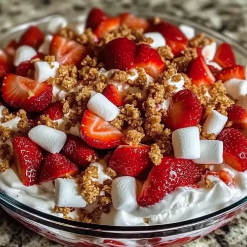 Strawberry Crackle Salad
