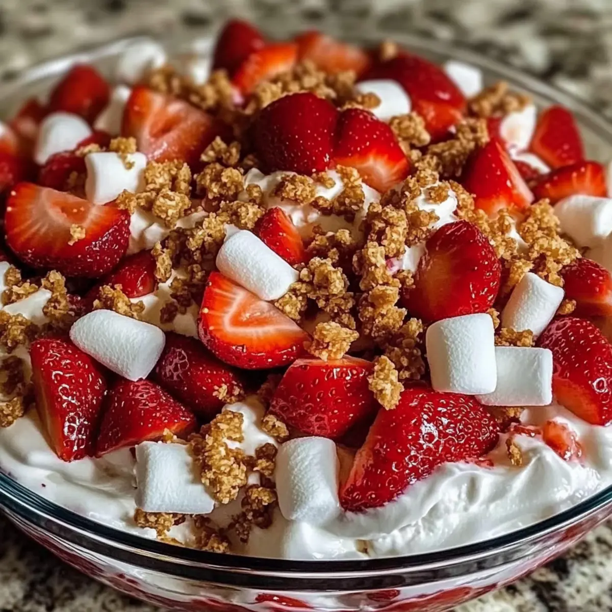 Strawberry Crackle Salad