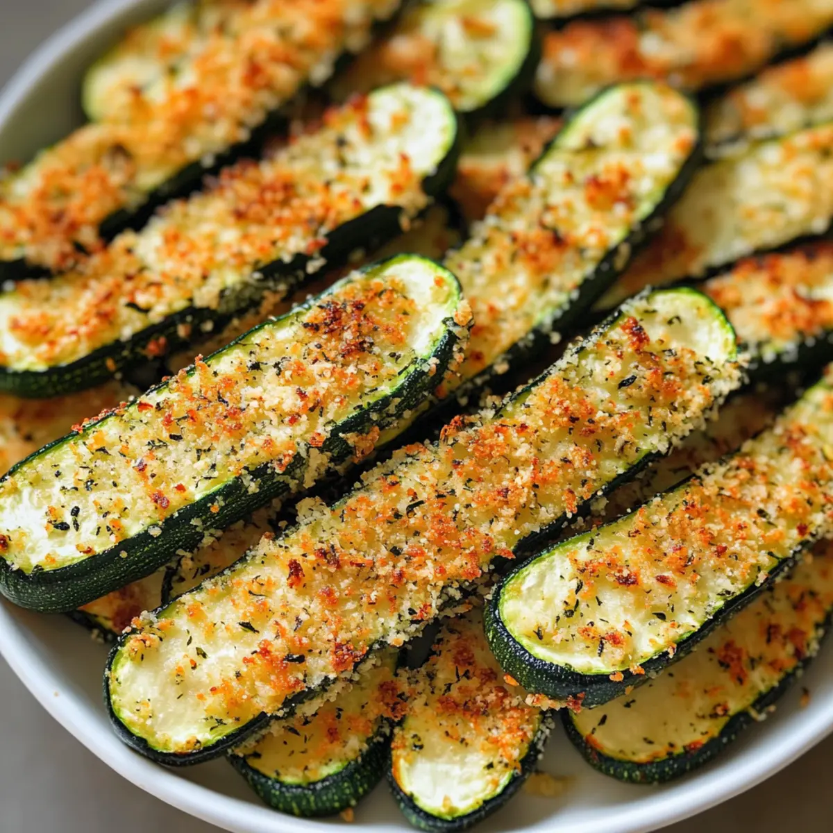 Baked Parmesan Zucchini