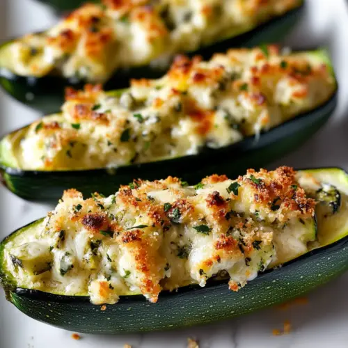 Baked Stuffed Zucchini