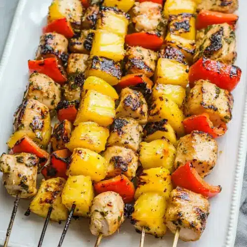 Grilled Pineapple Chicken Kabobs