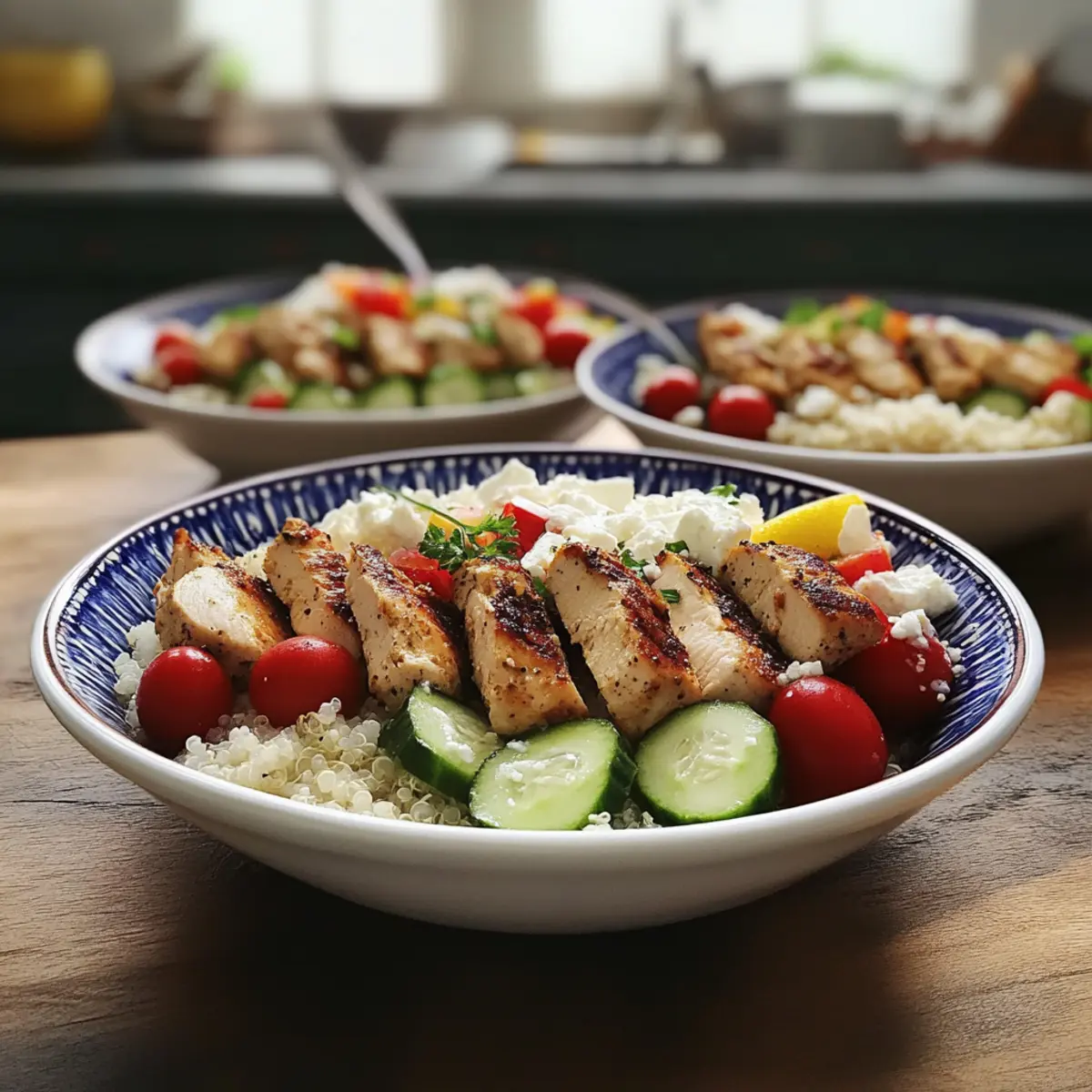 Greek Chicken Bowls