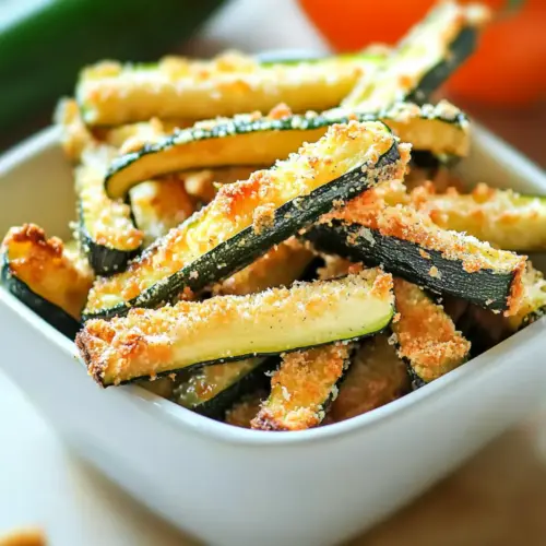 Baked Parmesan Zucchini Fries