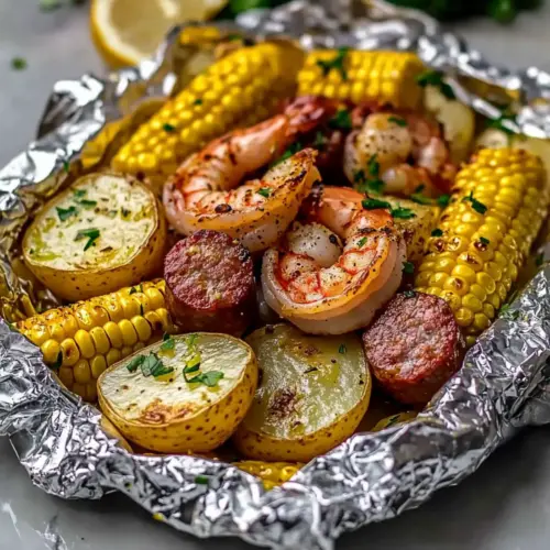 Spicy Grilled Shrimp in Foil