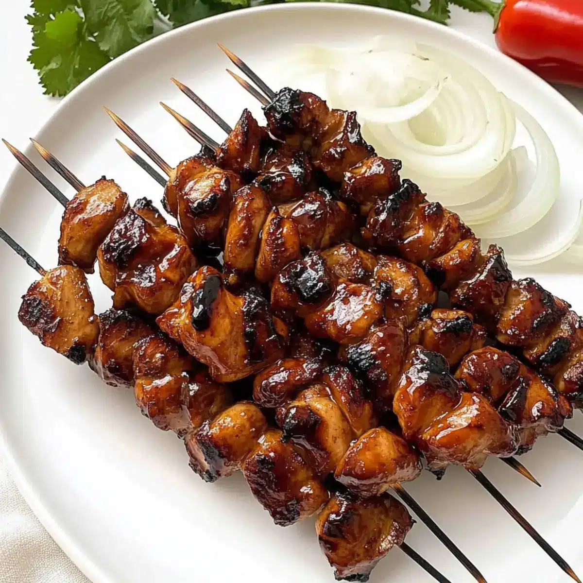Grilled Chicken Teriyaki Skewers