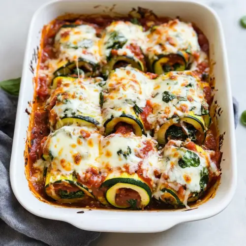Zucchini Lasagna Roll-Ups